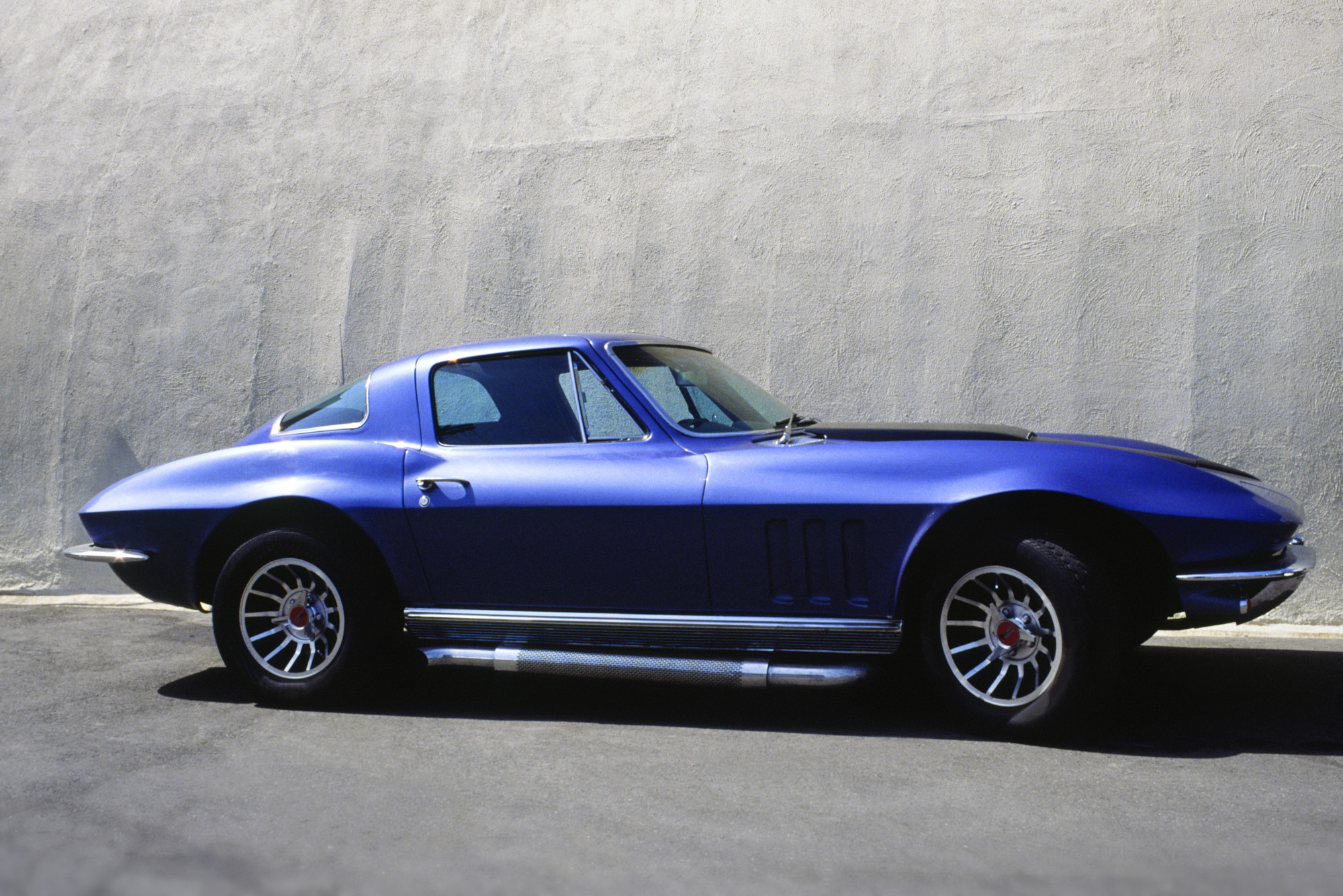 blue corvette