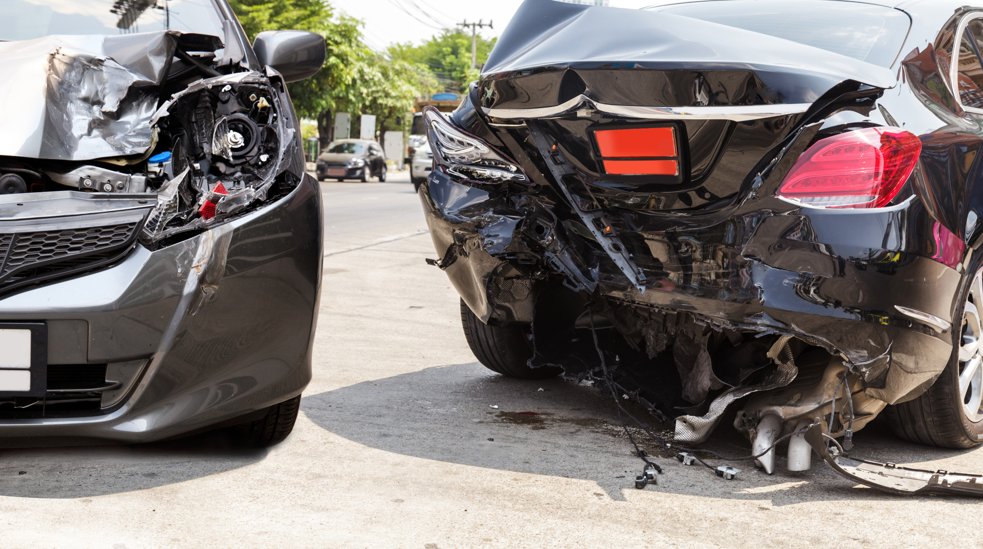 Car Crash on the Road